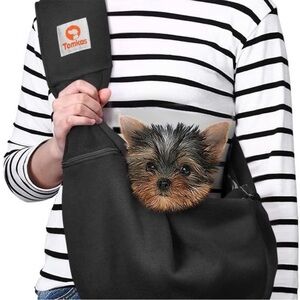 Tomkas Black Pet Sling Carrier